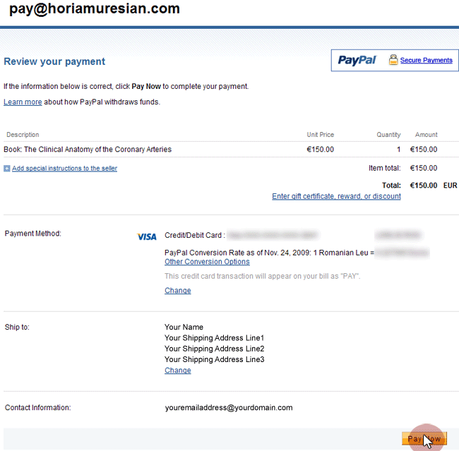 Pay with PayPal